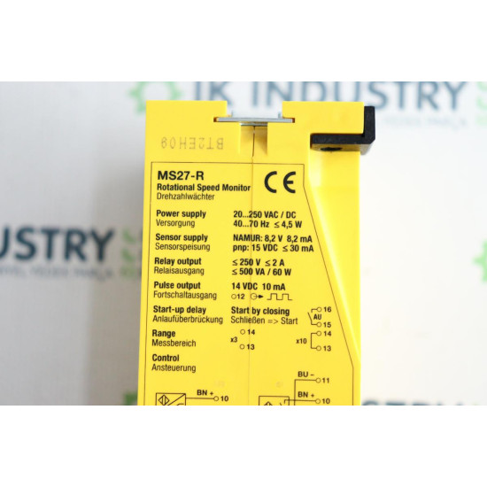 Turck MS27-R – Rotational Speed Monitor (Used)