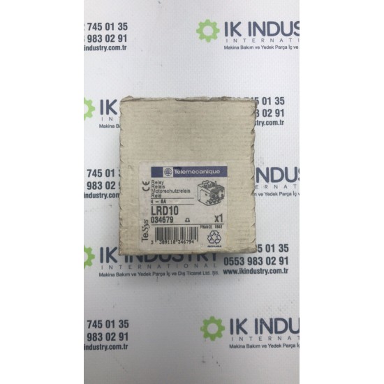 TELEMECANIQUE LRD10 AŞIRI YÜK RÖLESİ