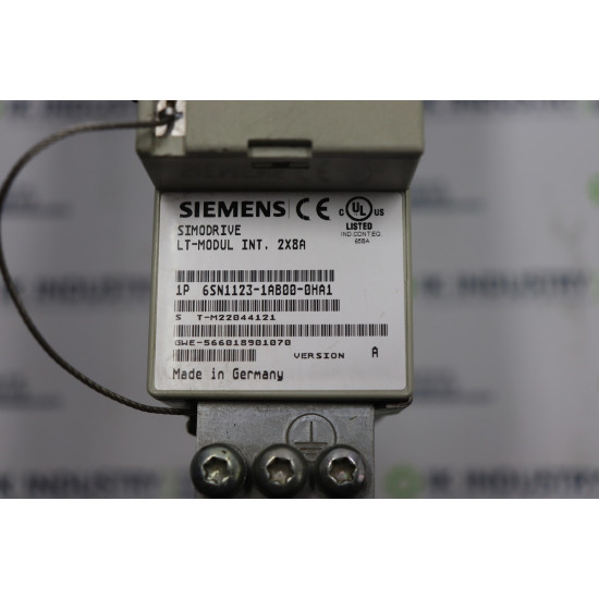 SIEMENS SIMODRIVE 611 6SN1123-1AB00-0HA1 LT MODUL INT. 2x8A