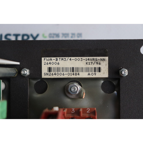 INDRAMAT Machine Control Panel BTM03.1-NA-TA-TA-TA-SA-VA-2FF-FW