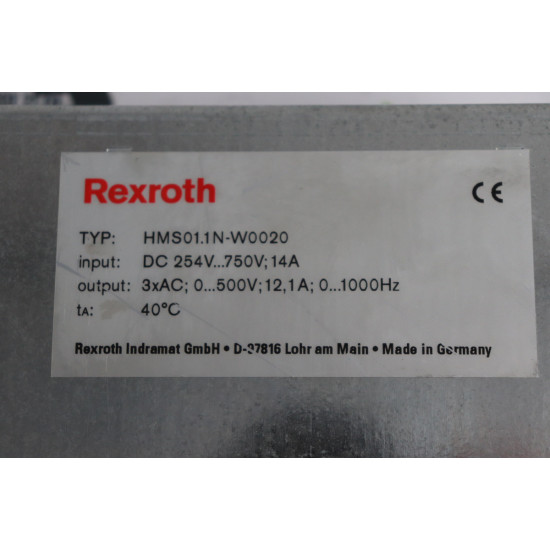 REXROTH SERVO DRIVE HMS01.1N-W0020-A-07-NNNN R911295323