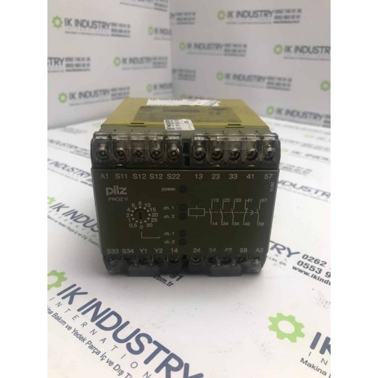 PILZ PNOZ V 30s  474790 EMNİYET RÖLESİ
