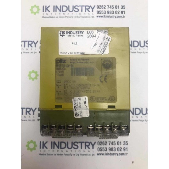 PILZ PNOZ V 30s  474790 EMNİYET RÖLESİ