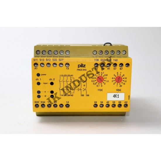 PILZ PNOZ 2VQ 24VDC 3S 1Ö 2SZ Emergency stop relay