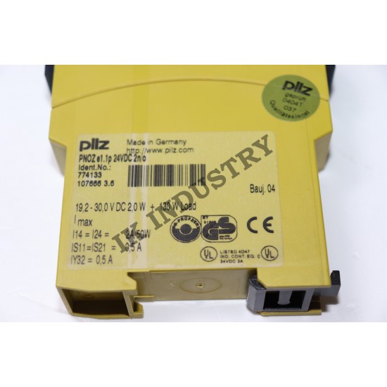 PILZ PNOZ e1.1p 24VDC 2n/o Pilz Emergency stop relay