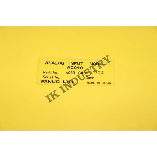 Fanuc A03B-0801-C052 AD04A Analog Input module