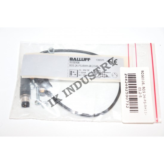 BALLUFF BOS0106 BOS 2K-PS-RH11-00.2-S49 Diffuse sensor