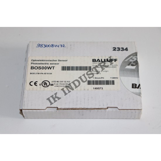 BALLUFF BOS00WT through-beam sensor