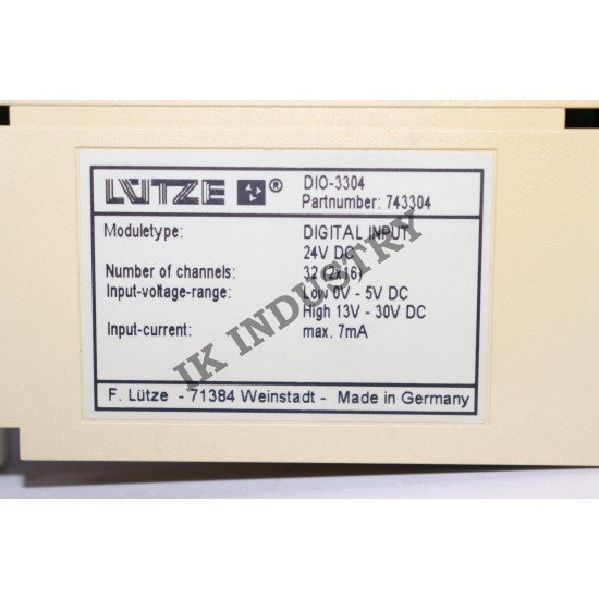LUTZE DIO-3304 DIGITAL INPUT