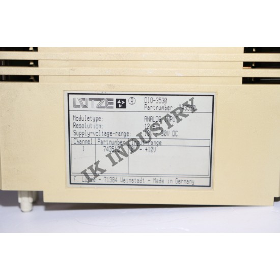 LUTZE  DIO-3530 Analog Input