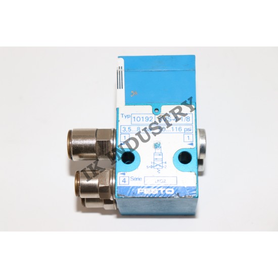 FESTO 10192 SVS-4-1/8 Valve function 4/2 monostable