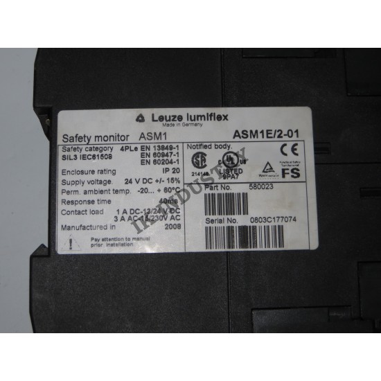 Leuze ASM1E.2-01 Safety Monitör ASM1