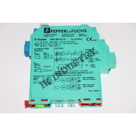 Pepperl+Fuchs KFD2-SR2-Ex2.W Switch Amplifier Pepperl+Fuchs KFD2-SR2-Ex2.W Switch Amplifier