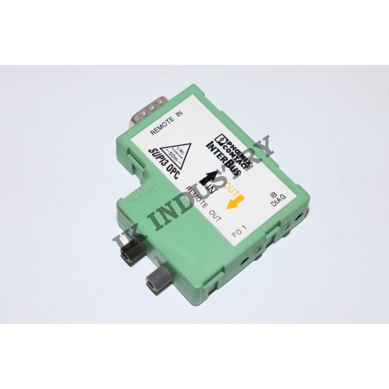 PHOENIX CONTACT INTERBUS IBS OPTO SUB-MA-MR-R-LK-OPC fiber optic converter