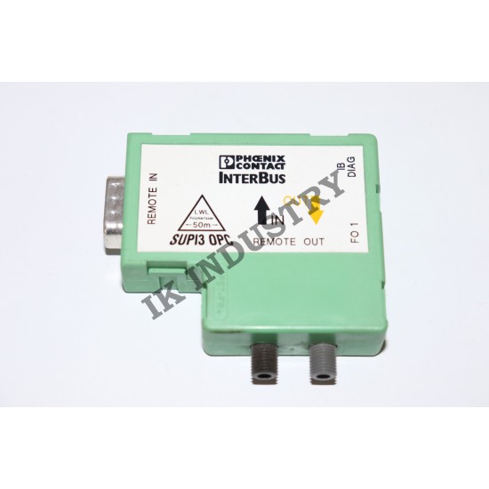 PHOENIX CONTACT INTERBUS IBS OPTO SUB-MA-MR-R-LK-OPC fiber optic converter