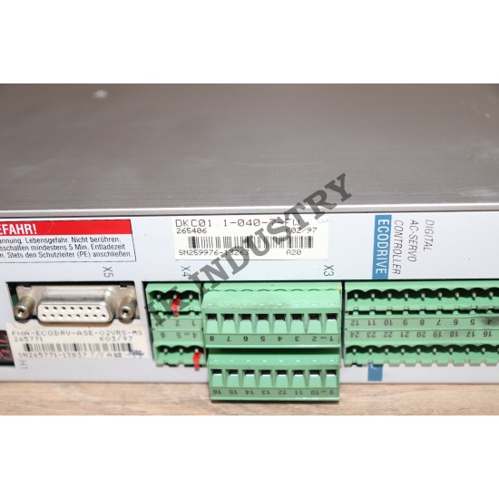 INDRAMAT DKC01.1-040-7-FW AC servo amplifier