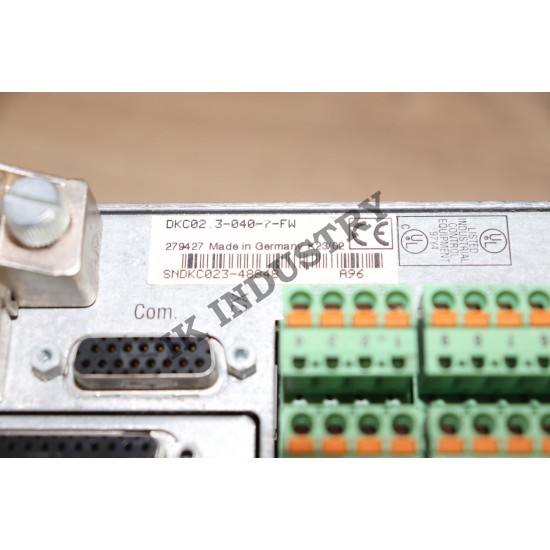 INDRAMAT DKC02.3-040-7-FW AC servo amplifier