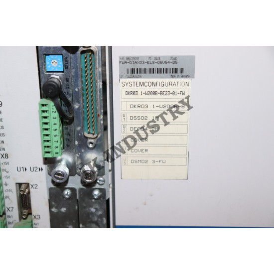 INDRAMAT DKR03.1-W200B-BE23-01-FW Drive Controller