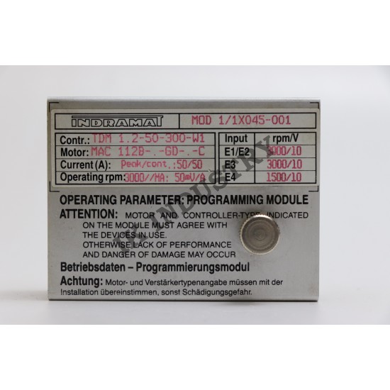 INDRAMAT MOD 1/1X045-001 MOD programming module