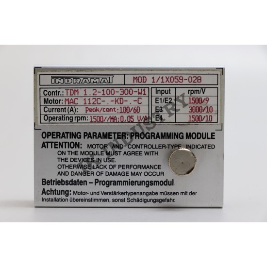 INDRAMAT MOD 1/1X059-028 MOD programming module