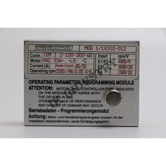 INDRAMAT MOD 1/1X310-012  MOD programming module