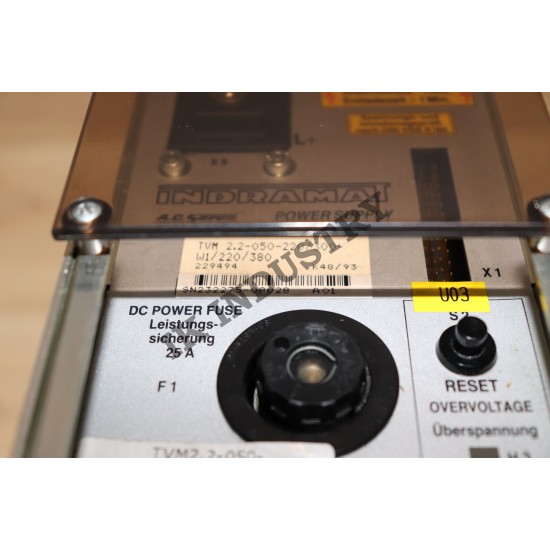 INDRAMAT TVM 2.2-050-220/300/W1/220/380 power supply module