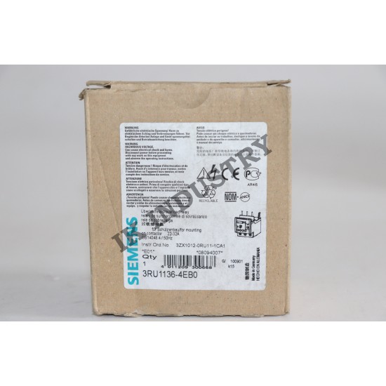 SIEMENS 3RU1136-4EB0 AŞIRI YÜK RÖLESİ