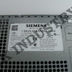 SIEMENS SIMATIC MP 377 6AV6644-0AB01-2AX0 15" TOUCH PANEL 6AV6 644-0AB01-2AX0