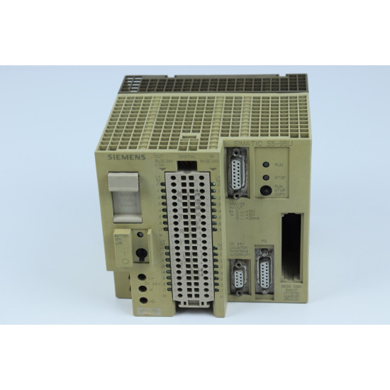 Siemens SIMATIC S5 PLC 6ES5 095-8MA01 CPU 95U Kompakt Kontrolör E-Stand 2