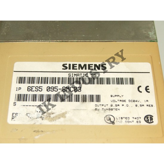SIEMENS SIMATIC S5 6ES5095-8MC03 S5-95U 6ES5 095-8MC03