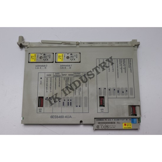 SIEMENS 6ES5460-4UA13 460-4 analog Input 6ES5 460-4UA13