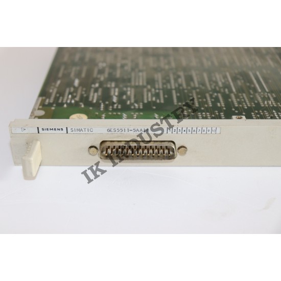 SIEMENS SIMATIC S5 6ES5511-5AA14 PG 511 INTERFACE MODULE 6ES5 511-5AA14