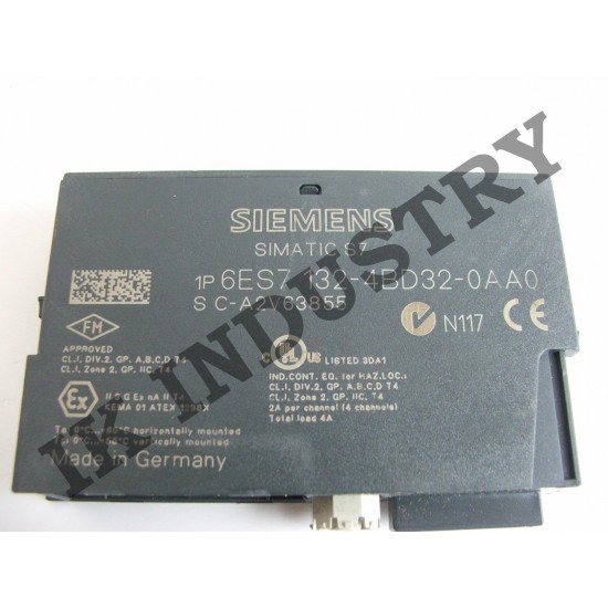 SIEMENS SIMATIC S7 DP 6ES7132-4BD32-0AA0 ET200S 6ES7 132-4BD32-0AA0