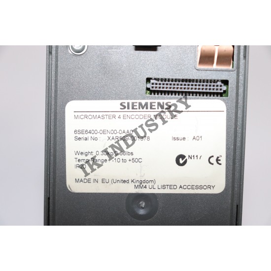 SIEMENS 6SE6400-0EN00-0AA0 MICROMASTER 4 Encoder evaluation module 6SE6 400-0EN00-0AA0