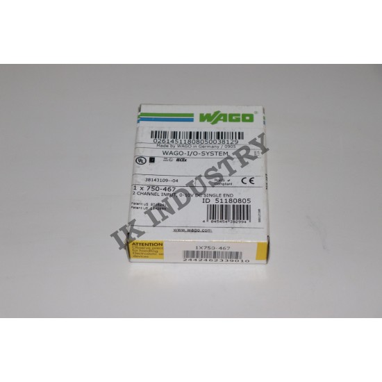 WAGO 750-467 2 Channel Analogue Input